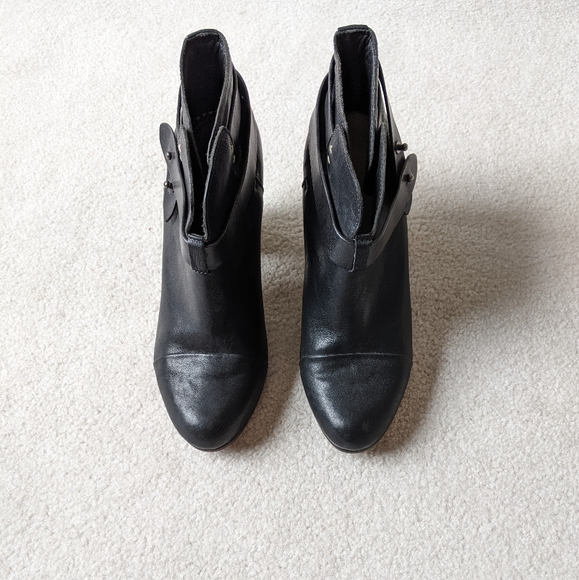 Rag & Bone black leather harrow boots size 8 - Picture 4 of 11